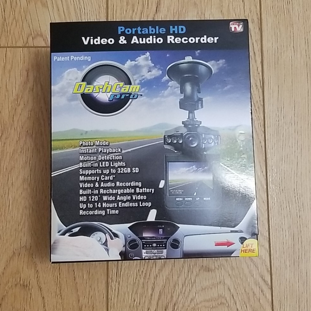 Dashcam Pro Portable Video/Audio Recorder